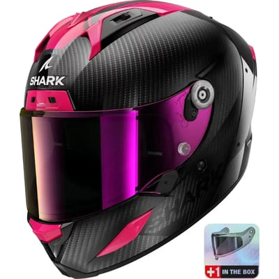 Shark Aeron Carbon Skin Carbon Violet Integraalhelm - Maat M - Helm