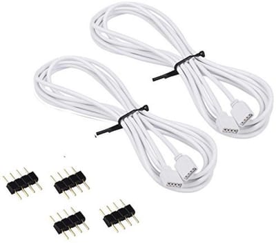 RGB LED Verlengkabel 1,5m - 4-Pins Verbinding voor SMD 5050/3528 Strips