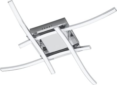EGLO Valmora Plafondlamp - LED - Ø 33.5 cm - Chroom