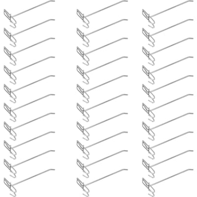 30pcs Crochet de Supermarché Crochet de Rayonnage en Grille de Fer Crochet de Rayonnage pour Présentoir à Bijoux Épaisseur 3.5mm20cm / 7.9in 20cm / 7.9in