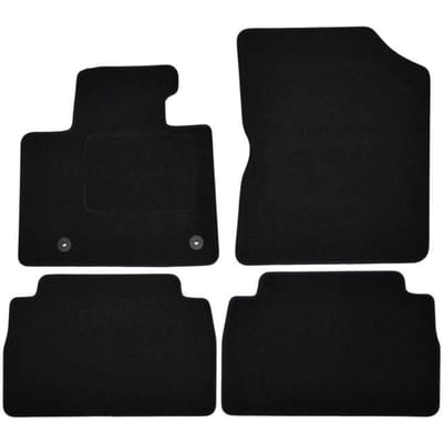 Vloermatten - Hyundai - Santa Fe 2018-2020 - Zwart velours - 4 stuks - Antislip en waterdicht