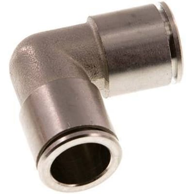 14mm 90 graden L-verbinding Messing Insteekfitting NBR