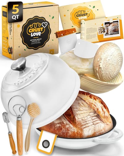 Gietijzeren Pan voor Brood Bakken in Oven | Slowcooker & Stoofpan