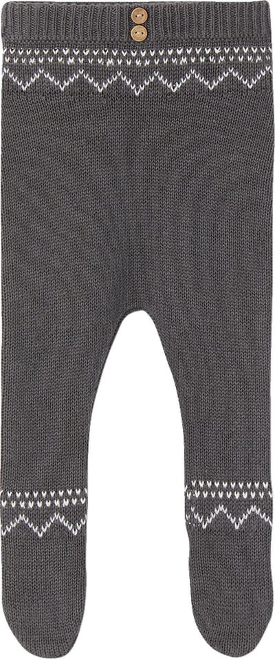 Vertbaudet Broek met voetjes van jacquard tricot baby