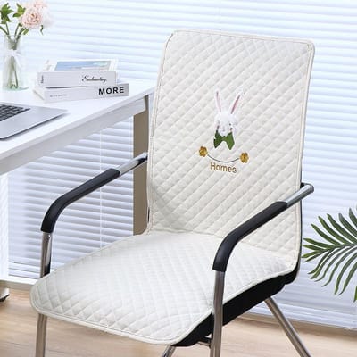 Coussin de Chaise Universel Quatre Saisons Coussin de Chaise Épaissi Coussin de Siège Antidérapant Coussin de Chaise de Salle à Manger Coussin de Siège Dossier Intégré Bureau 45*108cm