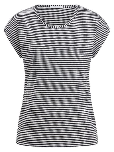 Shirt ronde hals Van Peter Hahn blauw