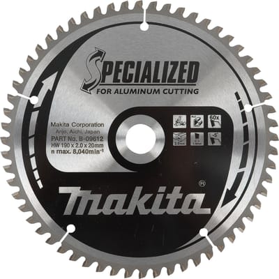 Makita Cirkelzaagblad voor Aluminium | Specialized | Ø 136mm Asgat 20mm 50T - B-40303