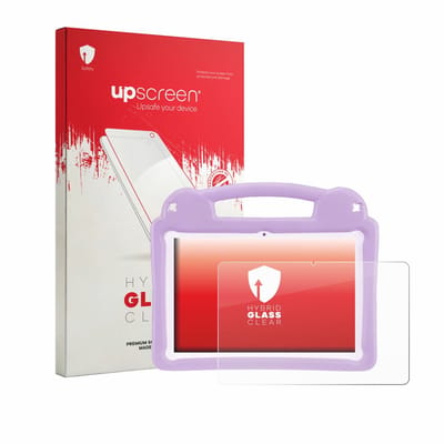 upscreen - Screenprotector voor LETGOSPT Kids Tablet 10.1" - Folie Beschermfolie Beschermglas transparant