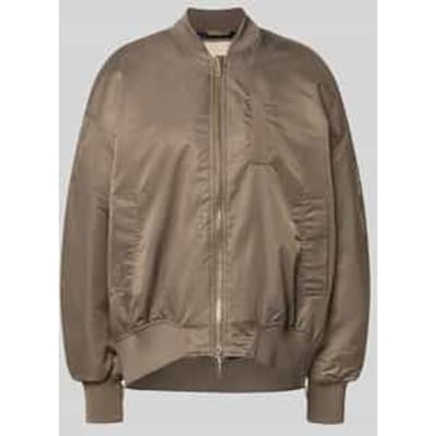 relaxed fit bomberjack met opstaande kraag model 'Ruby'