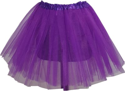 Tutu – Petticoat – Tule rokje – Paars - 40 cm - 3 lagen tule - Ballet rokje - Maat 152 t/m 42