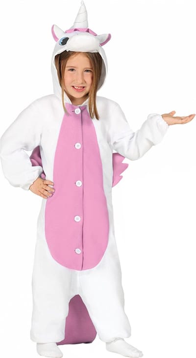 Fiestas Guirca - Onesie Unicorn 3-4 jaar - Carnavalskleding - Carnaval - carnavalskleding 2027 - Carnaval kostuum