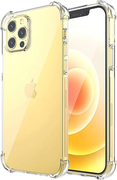 Hoesje Geschikt voor: iPhone 12 Pro Max - Schokabsorptie - Transparant