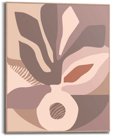 Schilderij Earth Abstract - 50 x 40 - Hout - REINDERS