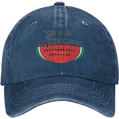Dit Is Geen Watermeloen Pet Mannen Vrouwen Mode Casual Petten Zon Bescherming Rock Mode Pet Adjustable gray