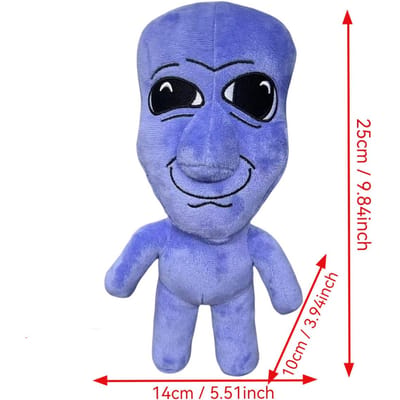 Ao Oni Pluche Speelgoed   Anime Figuur Poppen Spel  Grappige Woondecoratie Kinder Verjaardagscadeaus blue