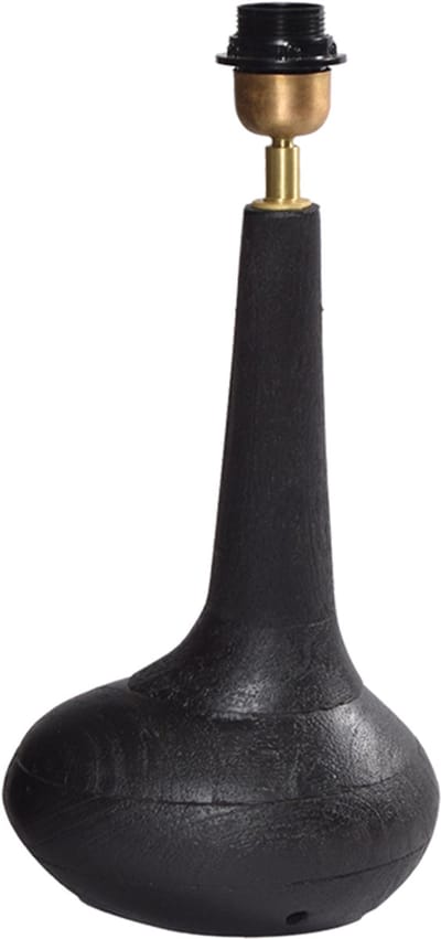by Mooss - Tafellamp - Zwart - Chique - Organisch - 45cm