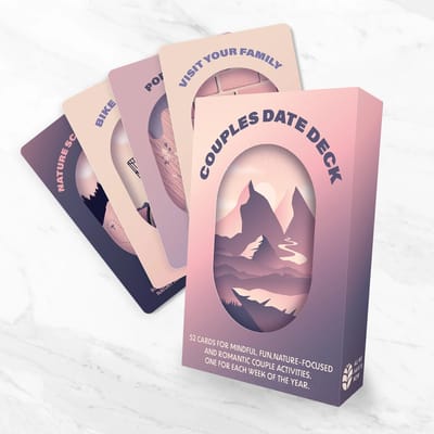 Myga - Mindful Couple Date Cards – 52 Kaarten voor Verbinding, Dates & Relatieverdieping – Duurzaam & Fairtrade