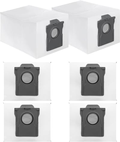 6 stuks stofzakken voor Dreame L10/L10s Pro/L40/L40s/L50/Aqua10 Ultra- L20/X40/X50 Ultra - voor Mova E30/E40/V50/P50/P50s/Z60 Ultra stofzuiger- 3,2 l capaciteit stofzuigerzakken