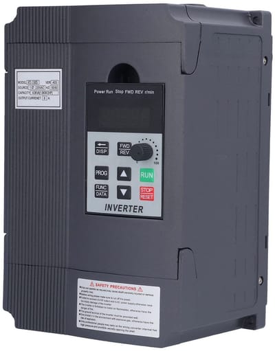 Dailygoody - AC 220V Variabele Frequentieregelaar - Snelheidsregelaar voor Motor - Eenvoudig in gebruik - Converter Eenfase 1 in 3 Out - Perfect voor