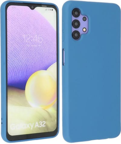 Hoesje Geschikt voor de Samsung Galaxy A32 4G - Fashion Color Backcover Telefoonhoesje - Navy