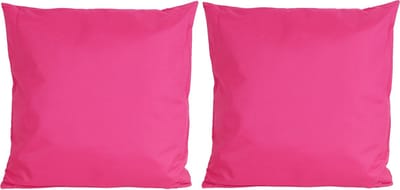 8x Bank/sier kussens voor binnen en buiten in de kleur fuchsia roze 45 x 45 cm - Tuin/huis kussens