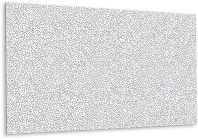 Tulup PVC Wandpaneel - Klein Mozaïek Vinyl Wandpaneel - 100 cm x 50 cm - Grijs PVC Wandpaneel - 1 stuk - PVC Muurpaneel - Industrieel Wandpaneel - Wandpaneel Zelfklevend - Plaktegels Keuken en Badkamer