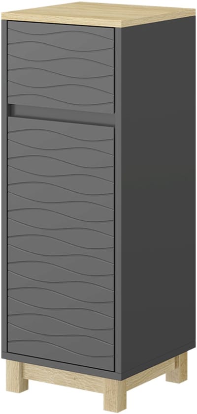Vicco Livia Midikast – 30 x 80 cm met lade Antraciet
