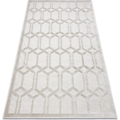 Kleden Rugsx Tapijt SANTO SISAL 58385 Ruta, geometrisch beige 80x150 cm