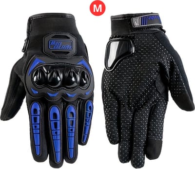 Bovista Scooter Handschoenen - Motor - Brommer - Fiets - Handmoffen - Handmof - Blauw - Maat M