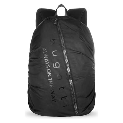 bugatti rugzak met laptopvak Letters Backpack 20L Black zwart