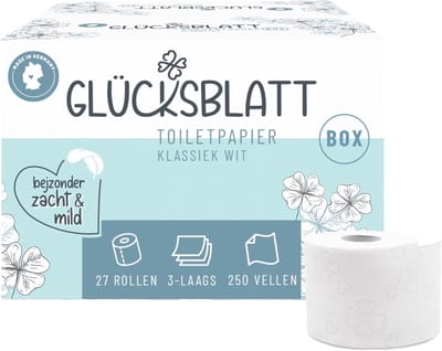 3-laags Toiletpapierbox - 27 Rollen x 250 Vellen - Superzacht en Duurzaam