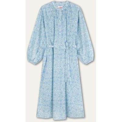 Oilily Dragon Fruit Jurk- maat44 Brunnera Blauw