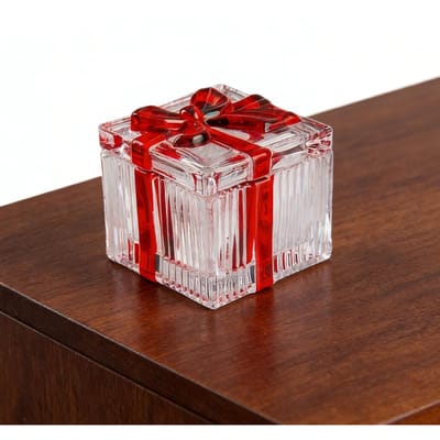 Glazen Sieradendoosje     Schotel met Deksel Vintage   Oor  Snuisterij Opbergdoosje Sieraden   Decoratieve Pot voor Vrouwen Meisjes