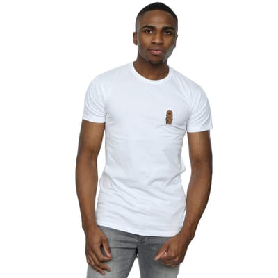 Star Wars Heren Chewbacca Chest Print T-Shirt (Wit)