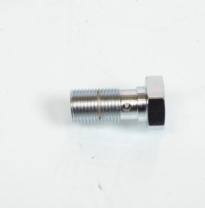 Vis raccord banjo durite frein acier chromé 7/16 24G pour moto Harley Davidson