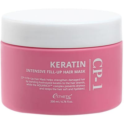 Masque capillaire intensif CP-1 Kératine Fill-Up Soin nourrissant pour cheveux secs et abîmés 200 ml white