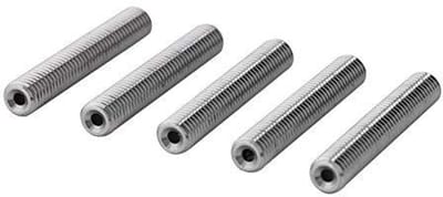 Dailygoody - 5 Stuks Tubo voor 3D Printer - Roestvrij Staal - M6 Formaat - Buis - Geschikt voor 1,75 mm Filament - Professioneel Accessoire