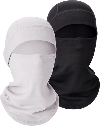 Kinderen Balaclava Ski Masker van Modal en Wolmix - Zacht Gezichtsmasker voor Jongens en Meisjes, Winddicht en Warm voor Koude Weer