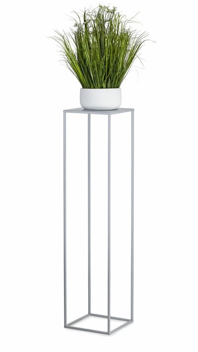 HowHomely - Staande Plantenstandaard - 100 cm - Gołębio Grijs - Modern Metaal