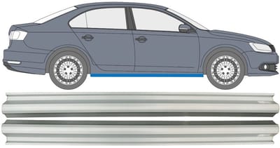 Reparatie dorpel voor Volkswagen Jetta 2010-2018 / Links = Rechts / Set