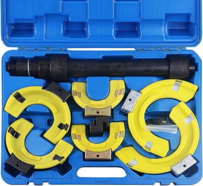 Veercompressor en veertrekker voor cilindercompressor tot 1050 kg