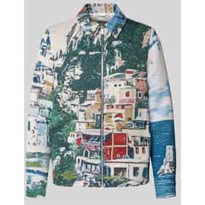 regular fit jas met allover-motief-stitching model 'Jottar'
