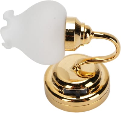 Miniatuur Wandlamp LED voor Poppenhuis - Sfeervolle Verlichting voor 1:12 Schaal