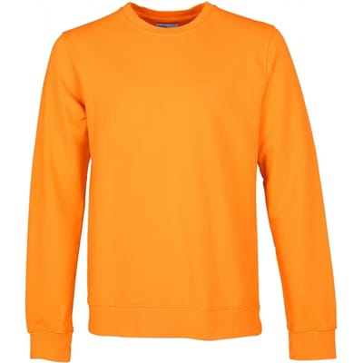 Sweatshirt ronde hals Colorful Standard Classic Organic sunny orange