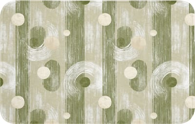 WC mat 80x50 cm - Antislip - Artistiek - Modern - Groen - Toiletmat - Vloermat - Douchemat - Toilet tapijt - Toiletmatten