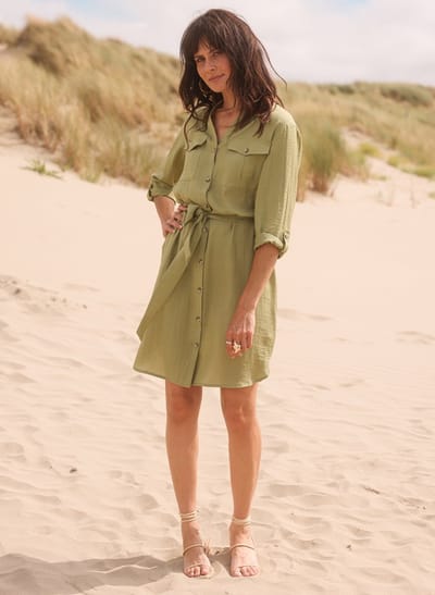 YEST Kristel One pieces - Botanic Green - maat 42