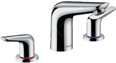 Hansgrohe Novus Wastafelmengkraan 3-Gats EcoSmart Chroom 71140000