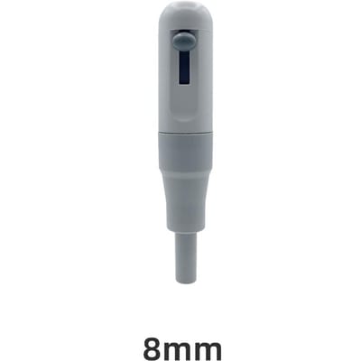 1/4 Maat Tandheelkundige Speeksel Draaibare Zuighandgreep Verstelbaar Ventiel Sterke Zwakke Zuigkracht Plastic Adapter Accessoires