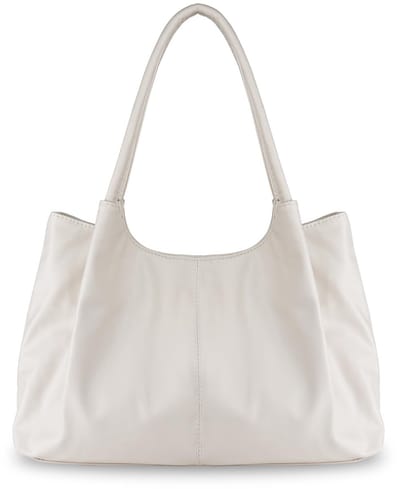Dailygoods - AfitLulu Schoudertas dames PU lederen handtas dames onderarmtas met handvat, effen tote bag dames casual shopper tas dames grote inhoud met magnetische sluiting