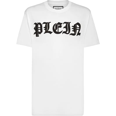 T-Shirt Ronde Hals Gothic Plein